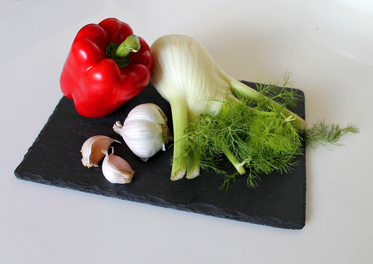 vegetables pepper fennel free photo