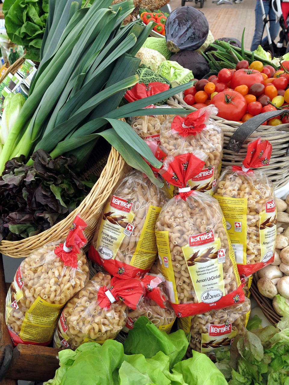 vegetables pasta healthy free photo