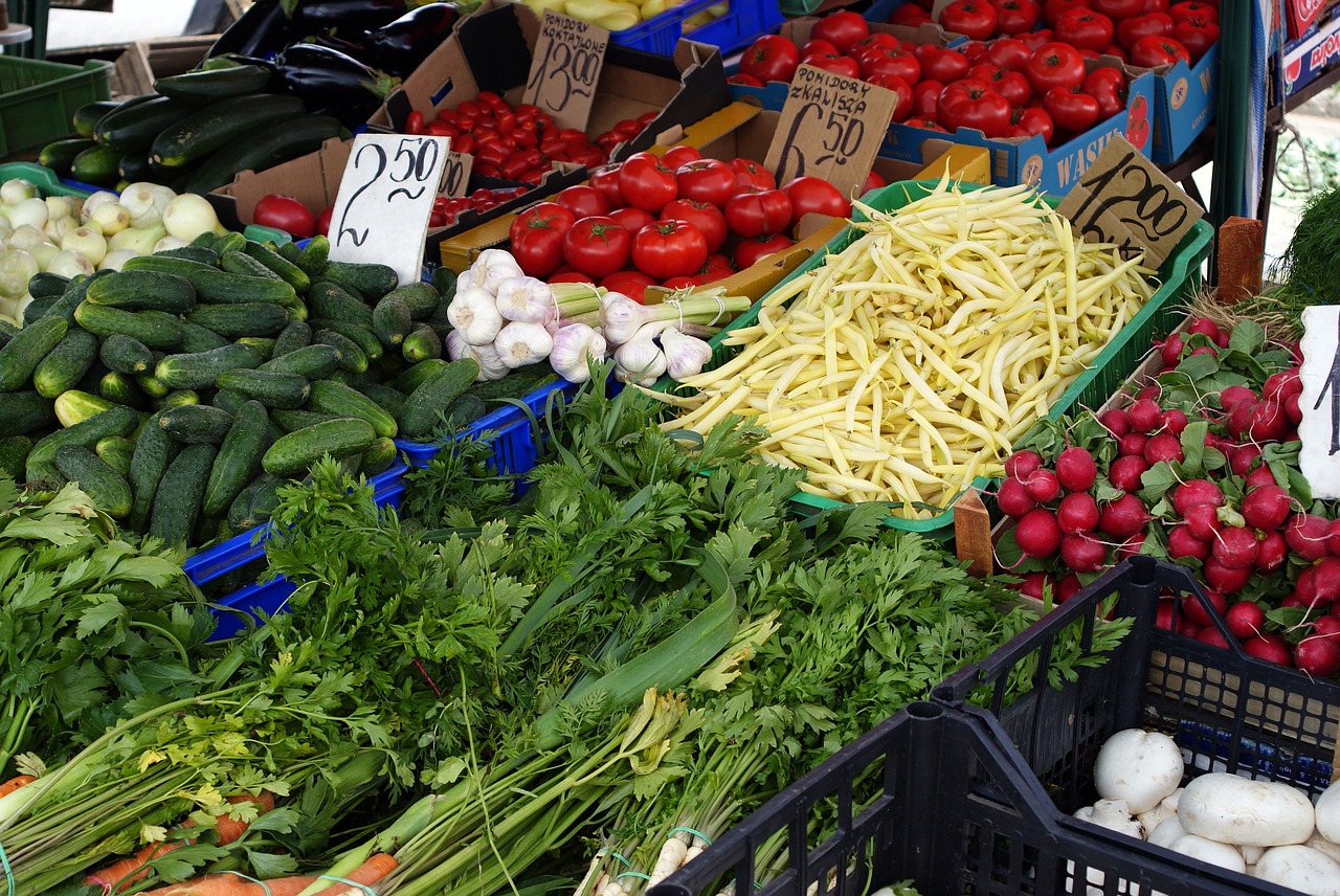 vegetables bazaar prices free photo