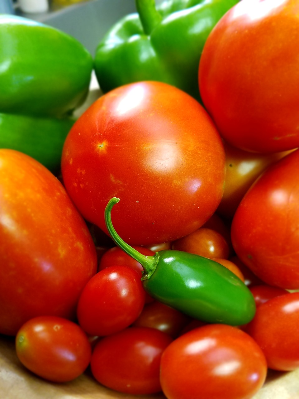 vegetables tomato pepper free photo