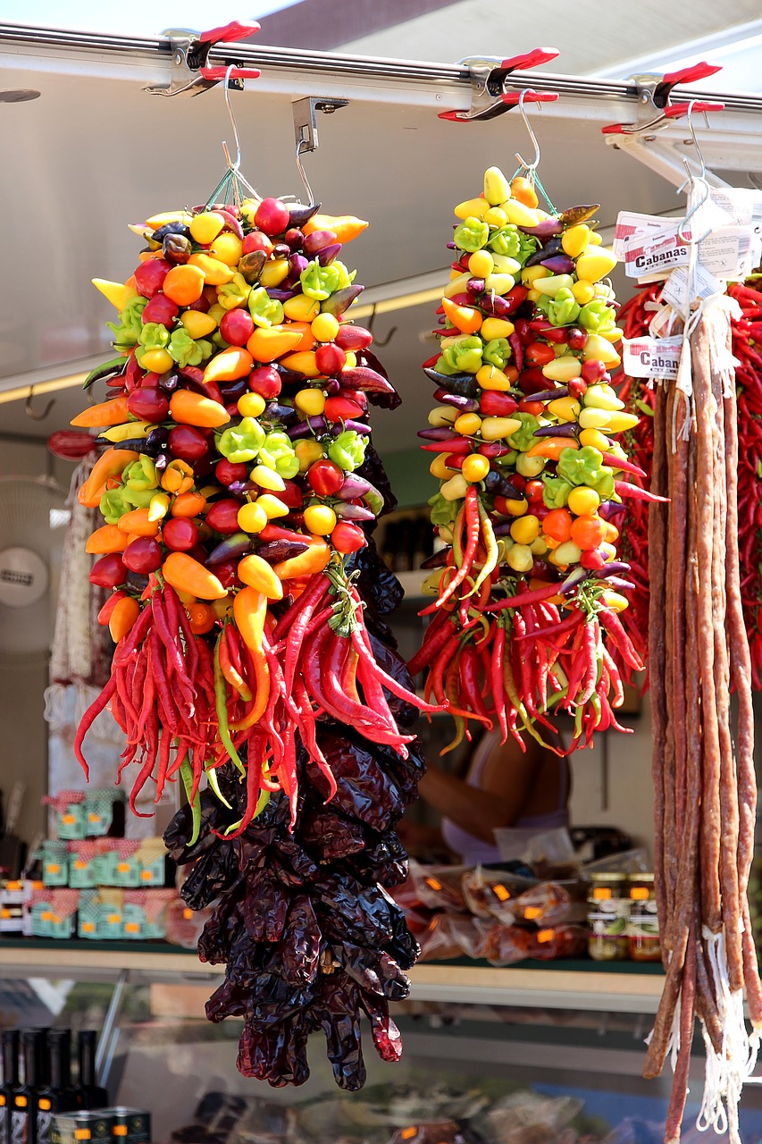 vegetables pepperoni food free photo