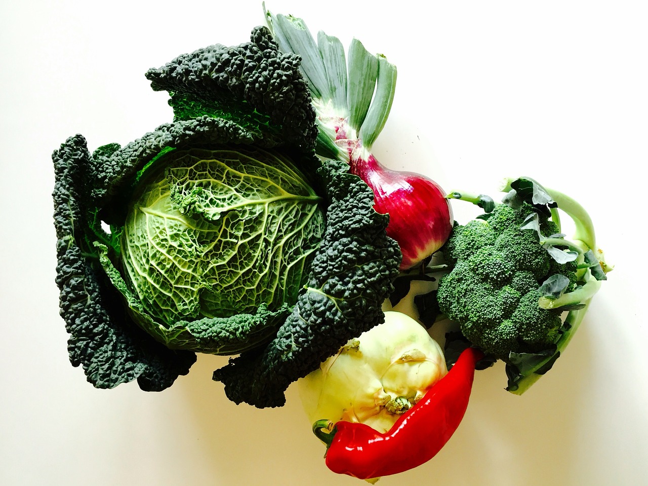 vegetables savory cabbage broccoli free photo