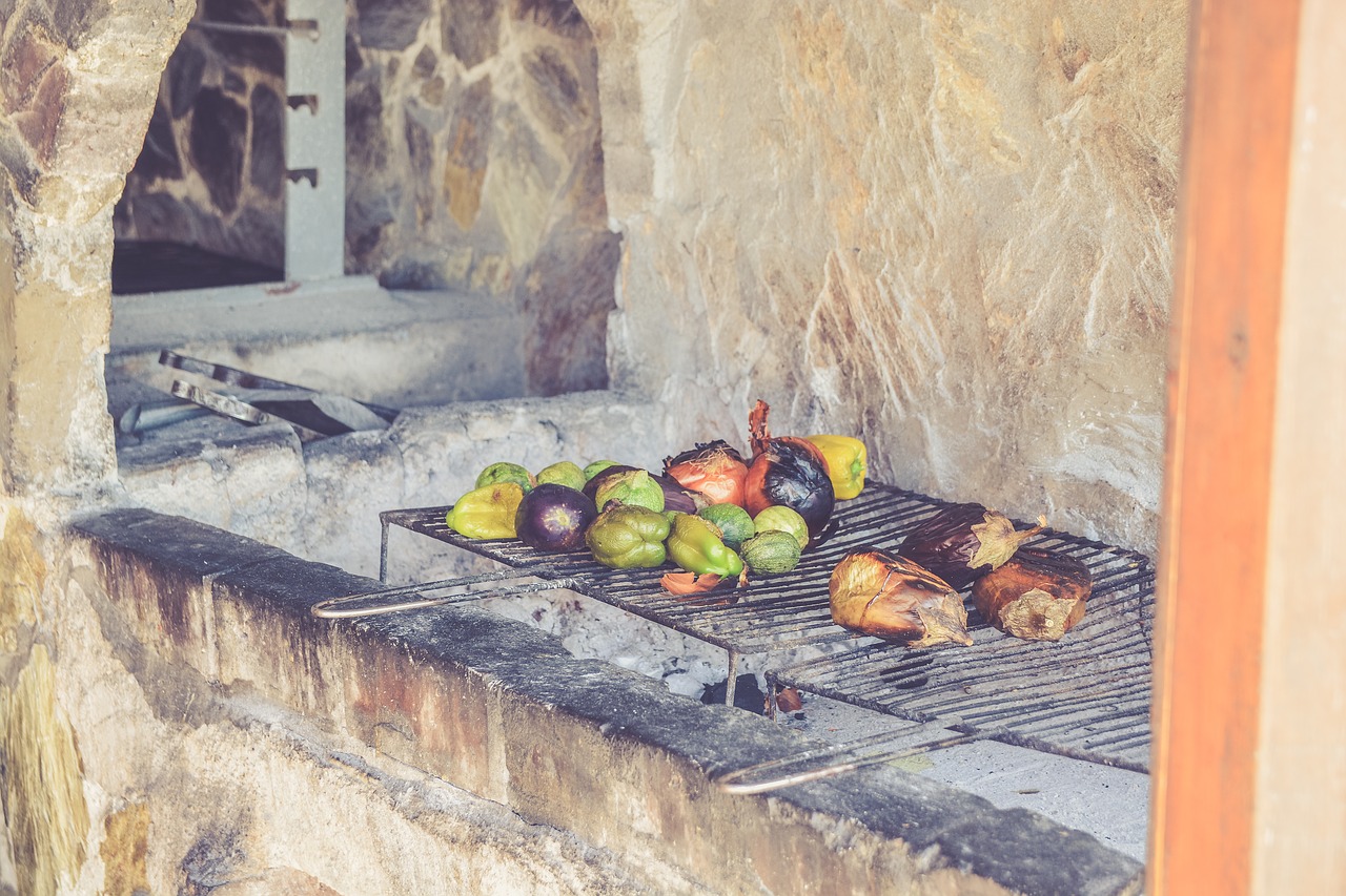 vegetables vegetation grill free photo