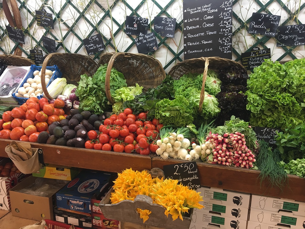 vegetables market spain free photo