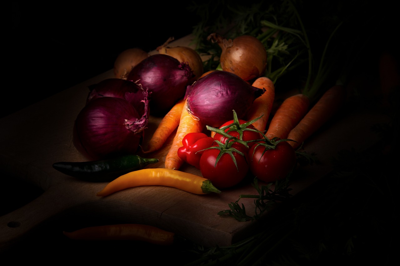 vegetables dark mood food photography free photo