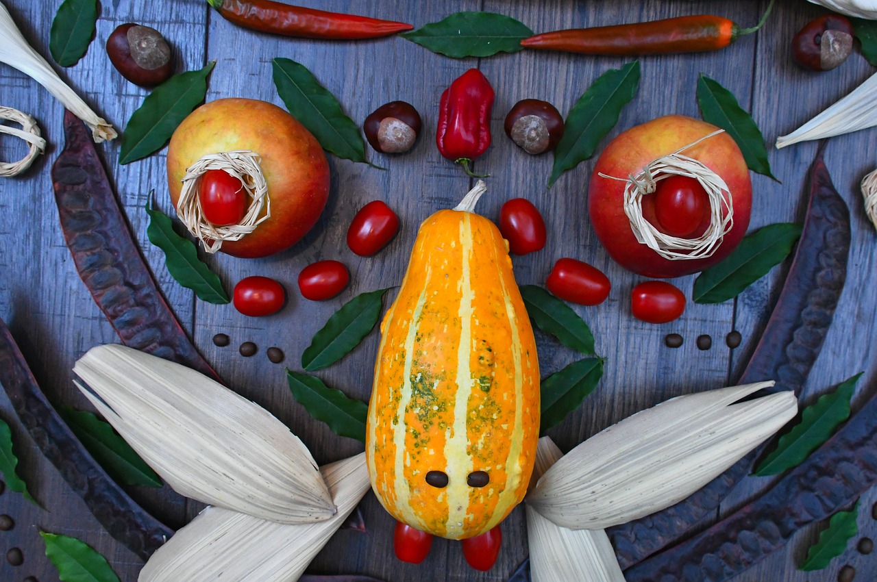 vegetables  autumn mood  zöldségarc free photo