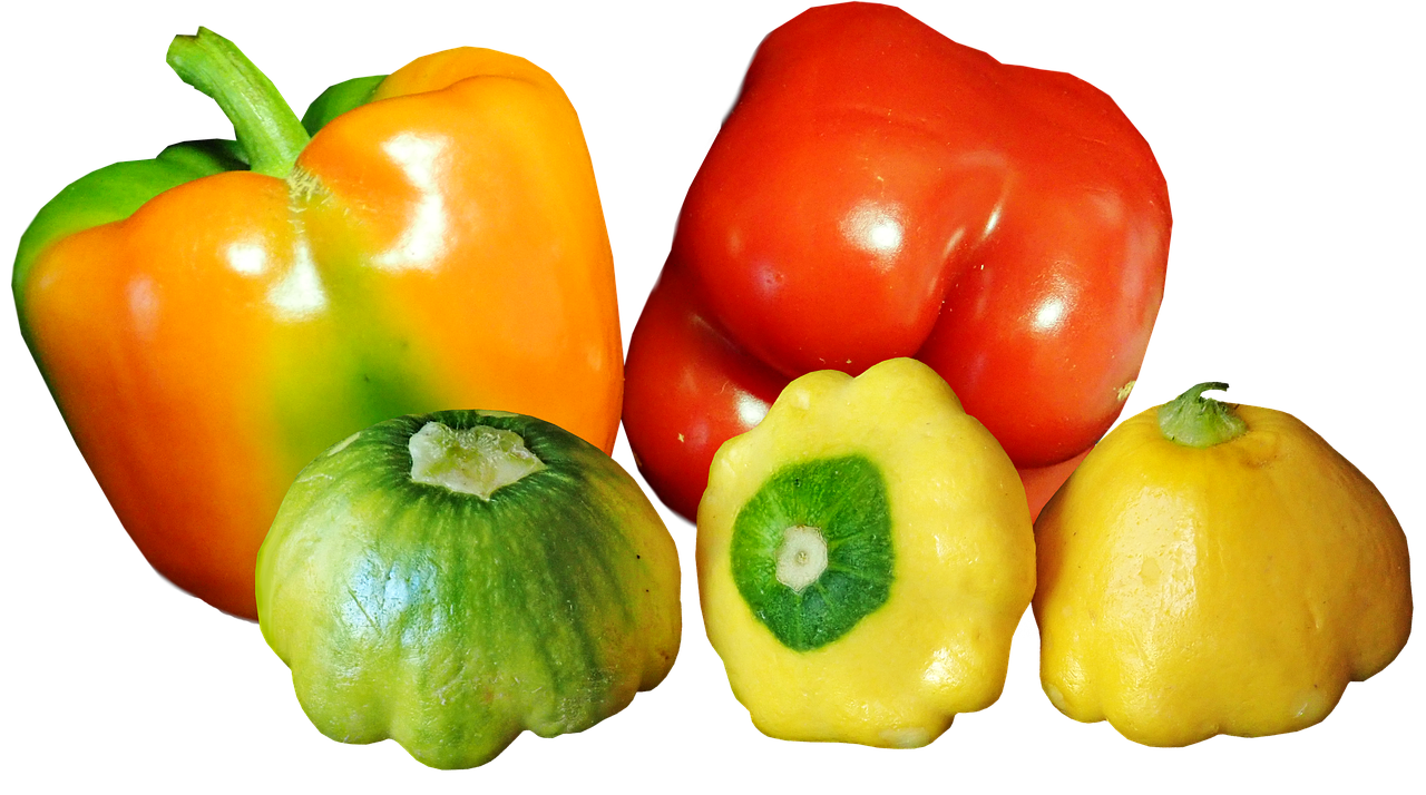 vegetables  capsicum  button squash free photo