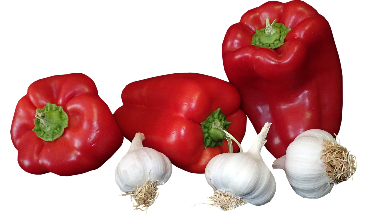 vegetables  capsicum  garlic free photo