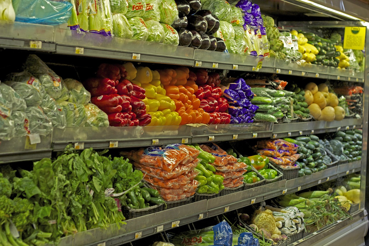 vegetables supermarket food free photo