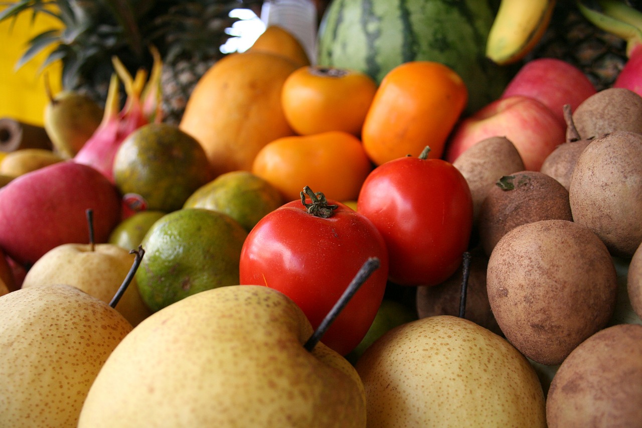 vegetables fruits food free photo