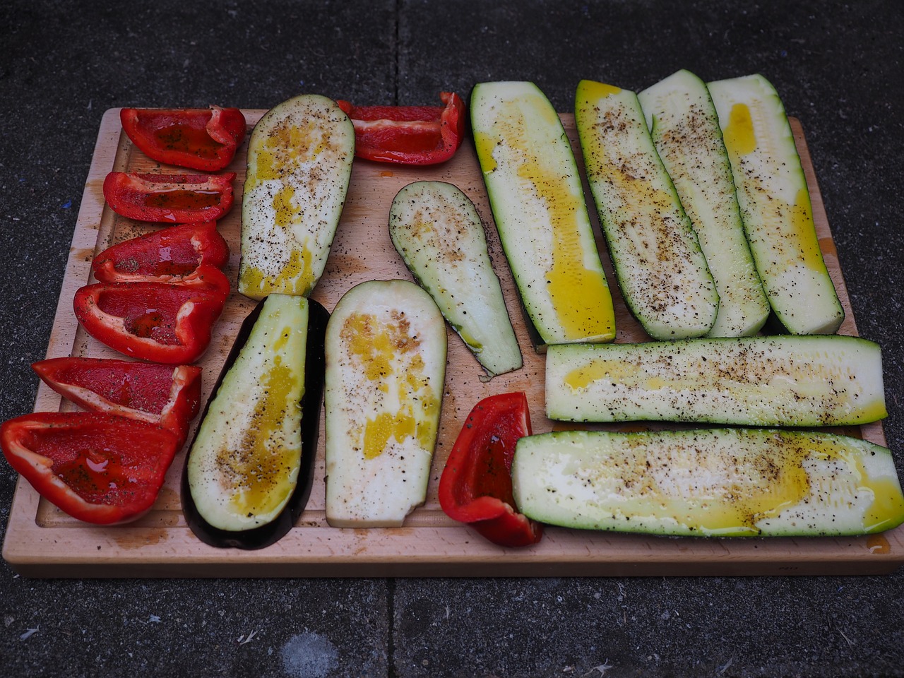 vegetables grilled vegetables zucchini free photo