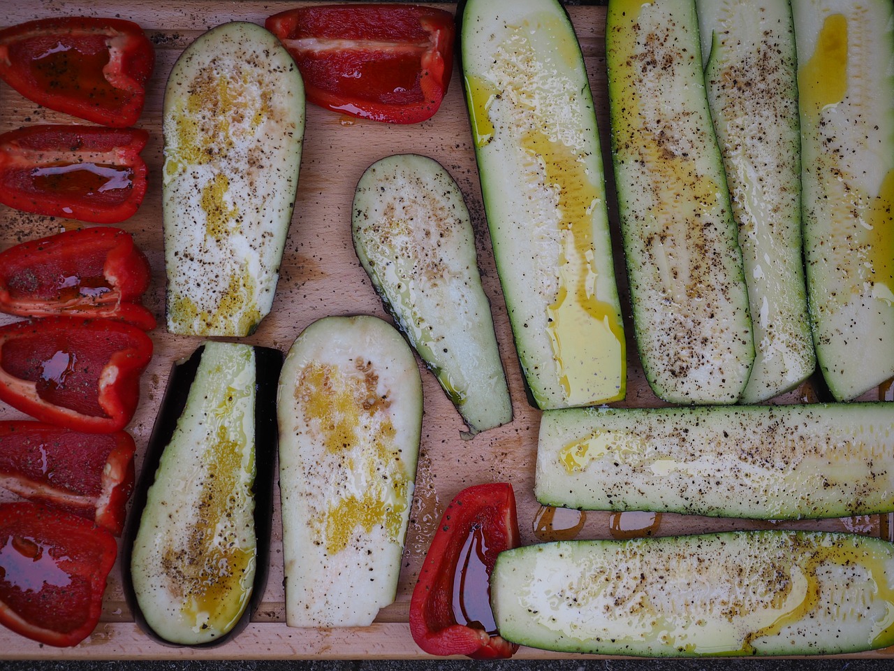 vegetables grilled vegetables zucchini free photo