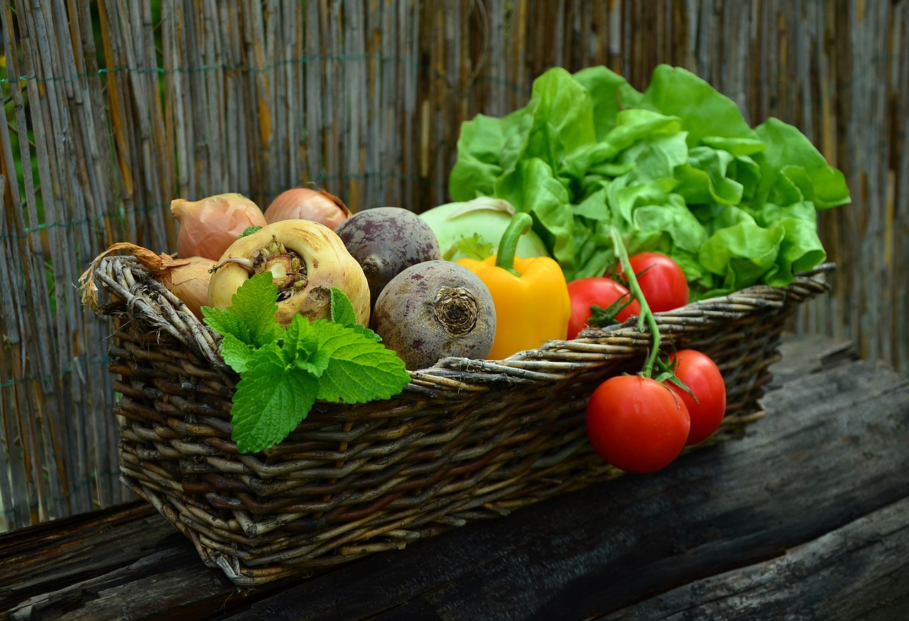 vegetables vegetable basket harvest free photo