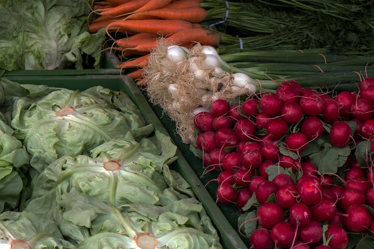 vegetables market stall onion free photo