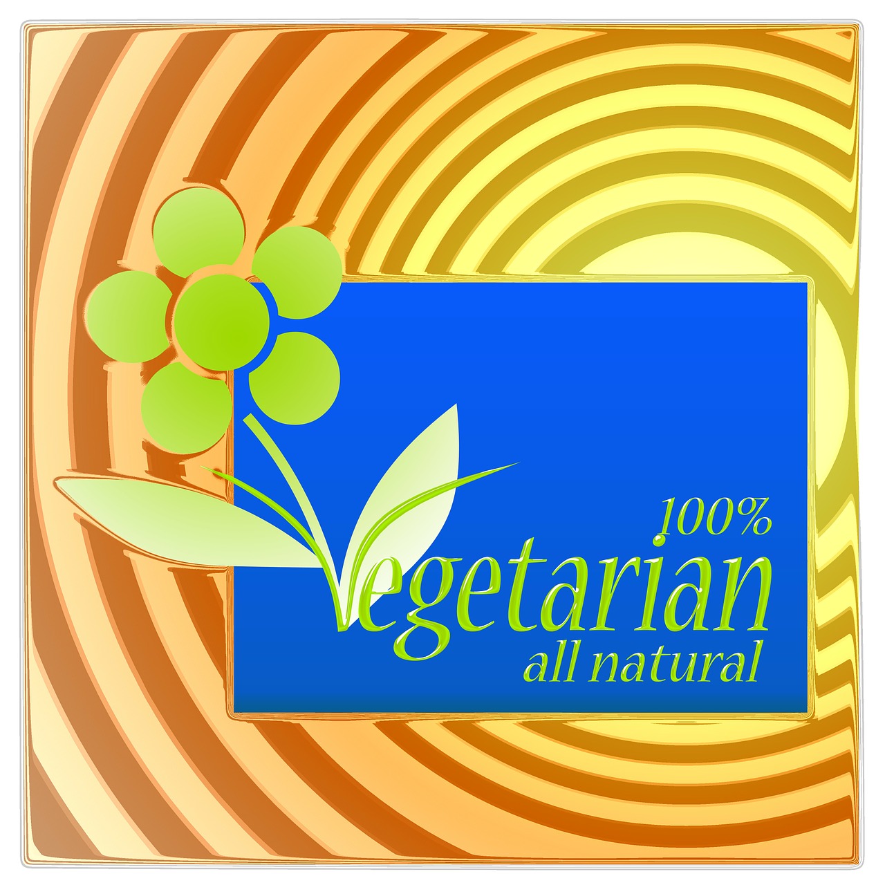vegetarian nutrition sticker free photo