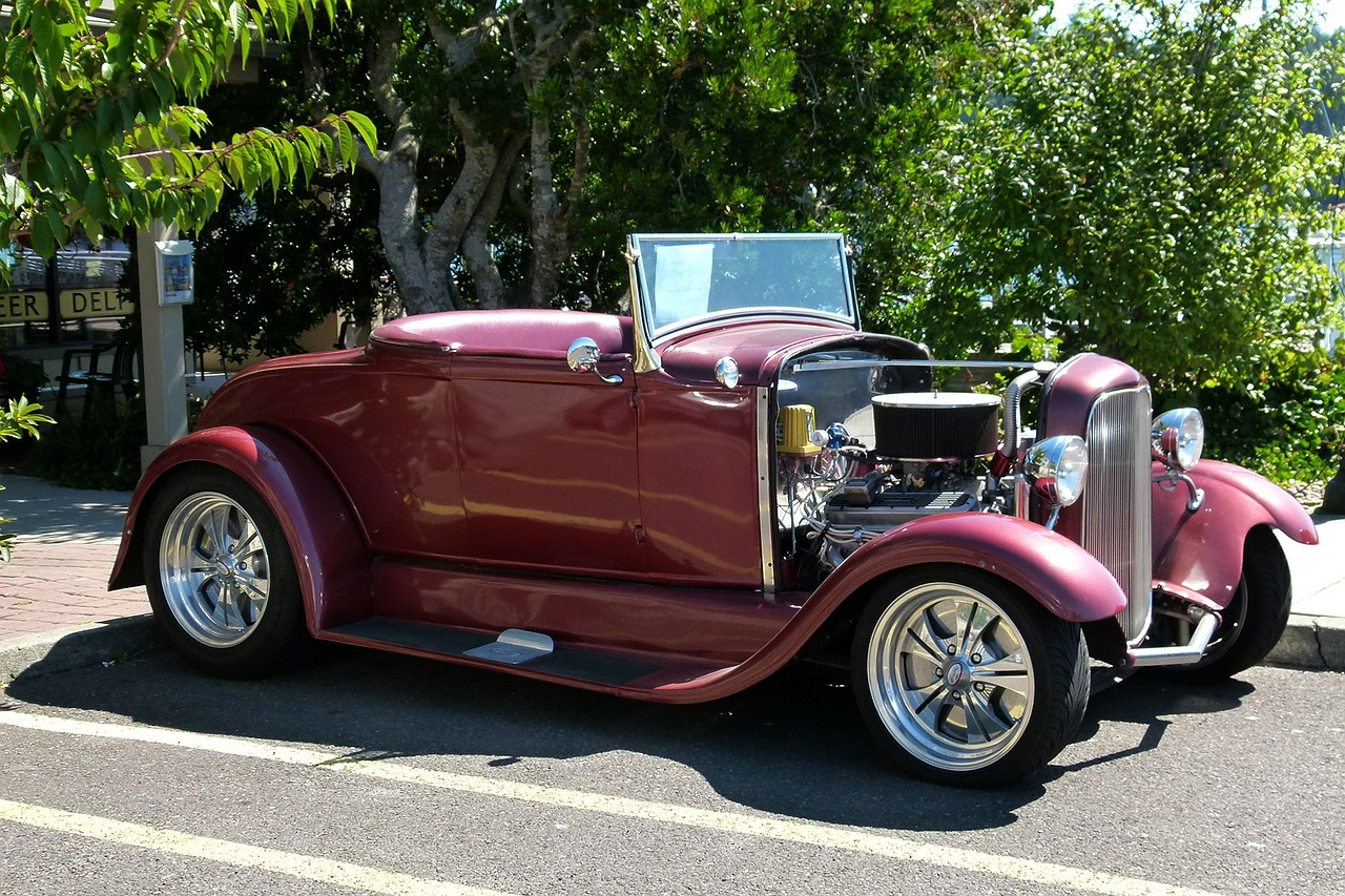 vehicle old timer red free photo