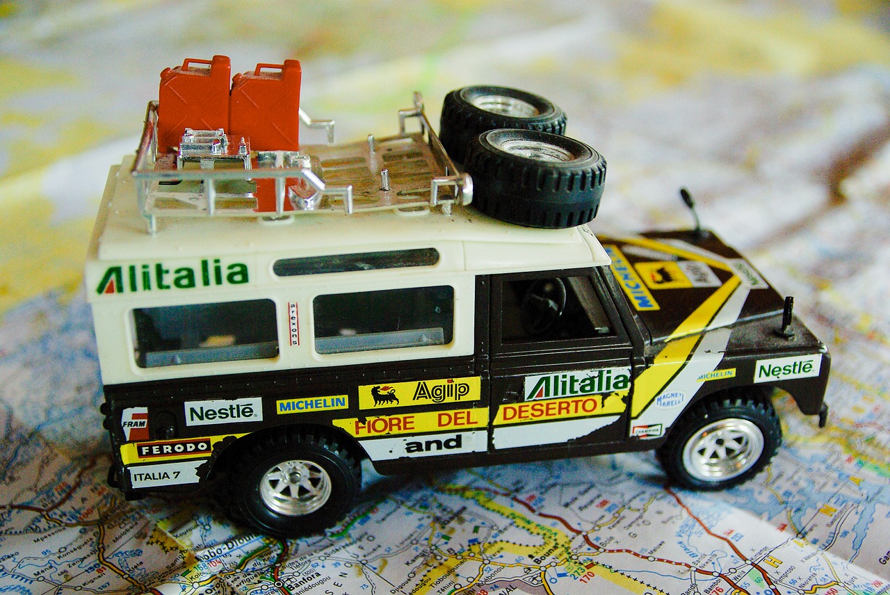 vehicle miniature rally raid free photo