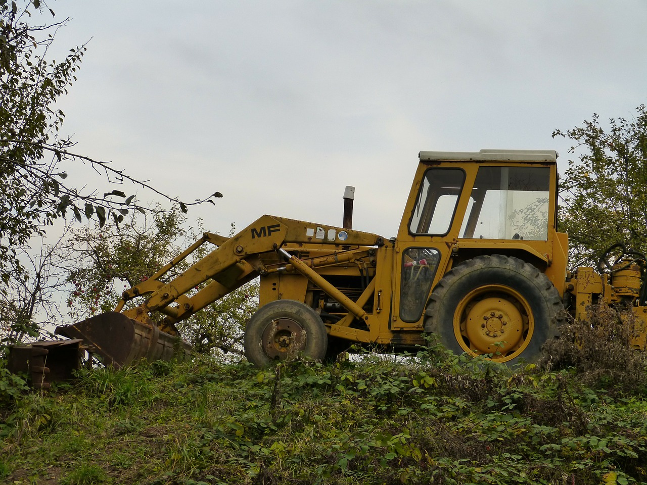 vehicle excavators site free photo
