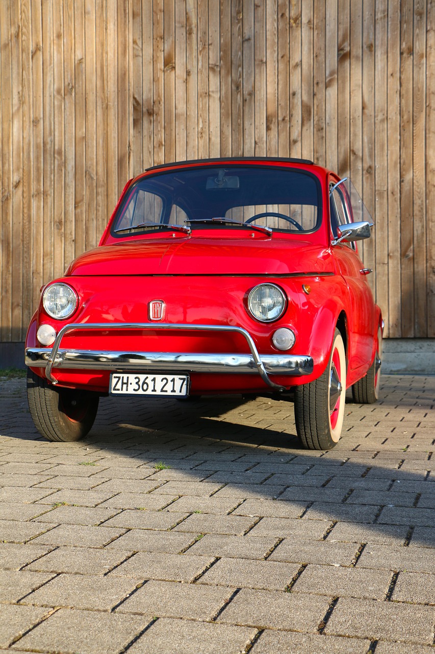 vehicle fiat 500 nostalgia free photo