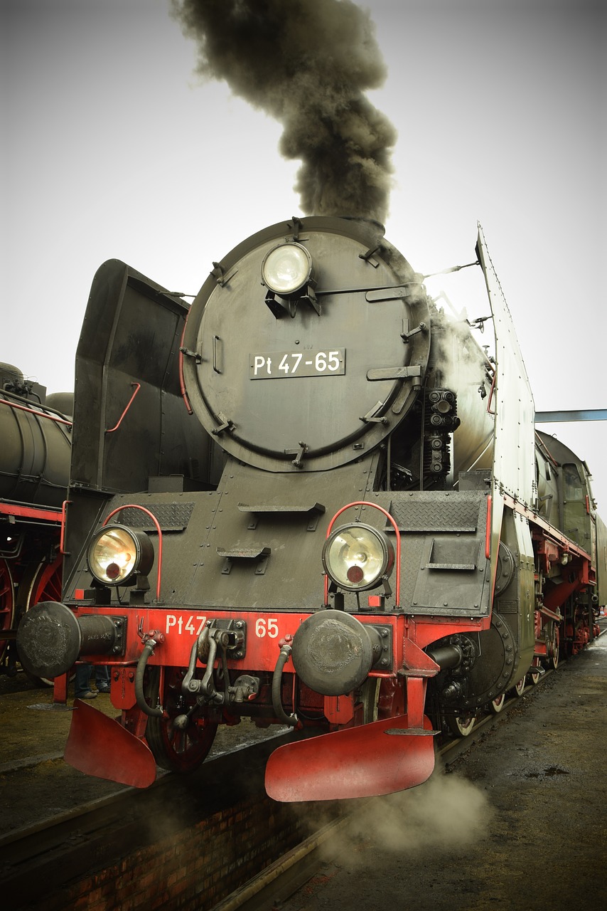 vehicles steam locomotive historic free photo