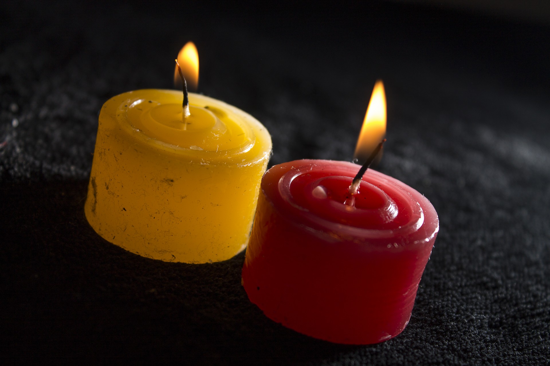 candle yellow red free photo