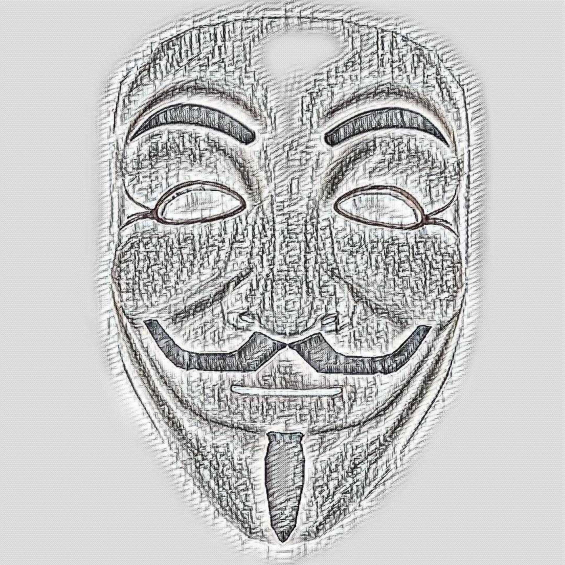 vendetta mask sketch free photo