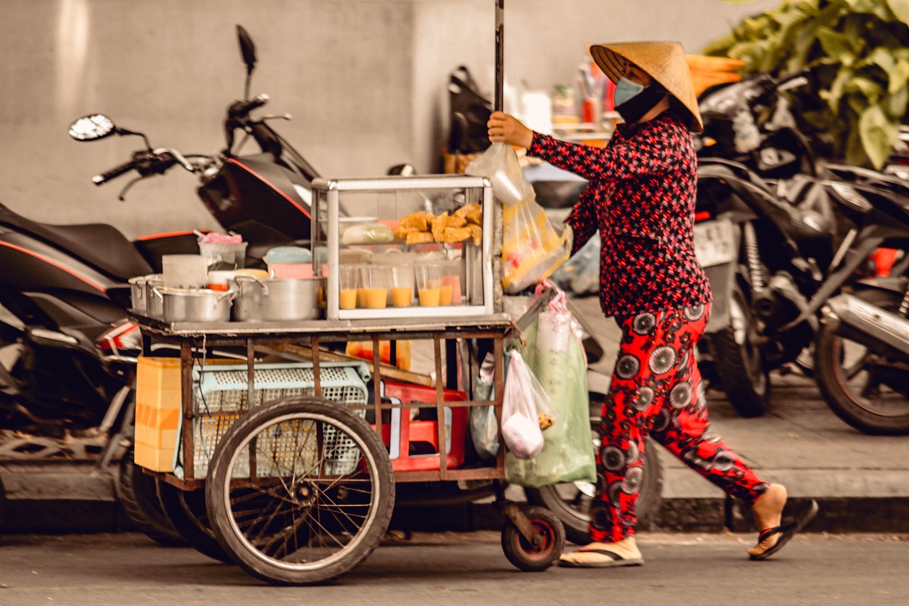 vendor  street  food free photo