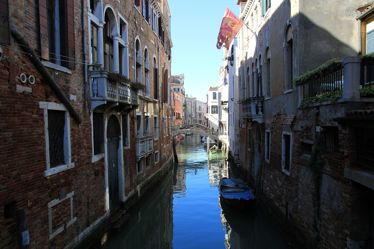 venezia water passages free photo