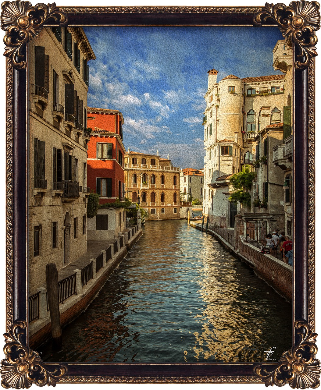 venezia town digital photography picture free photo