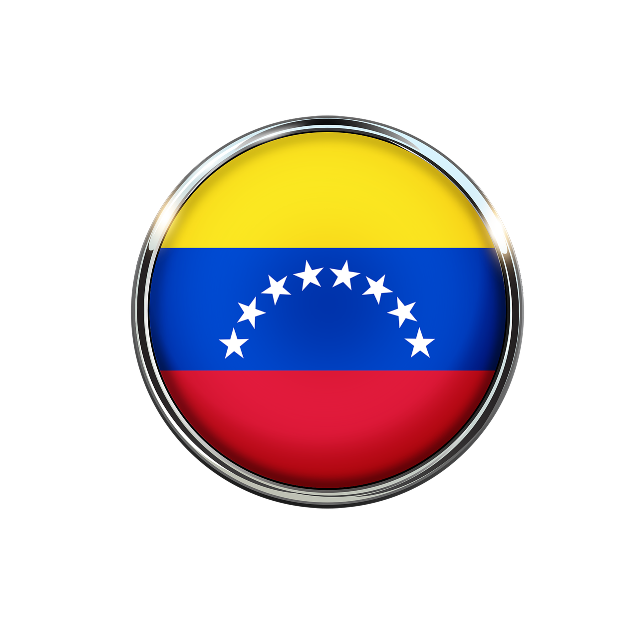 venezuela flag circle free photo