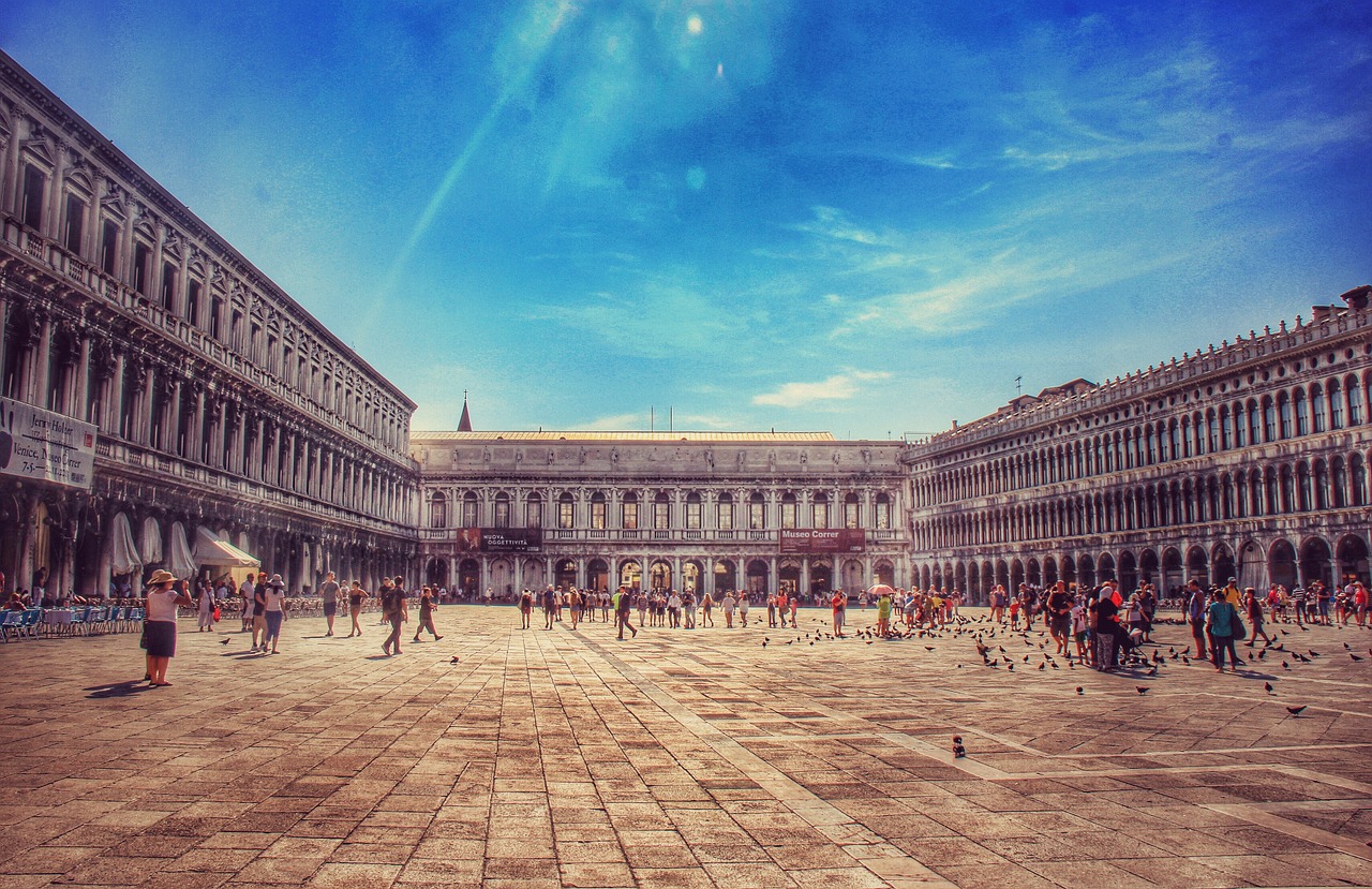 venice town hall st mark's square free photo