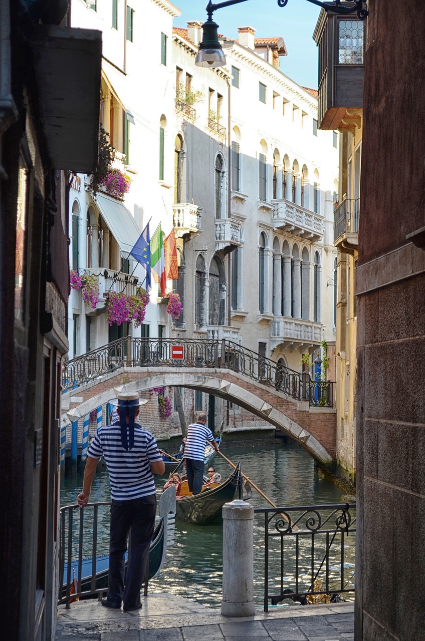 venice gondolas italy free photo