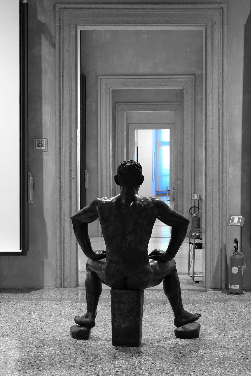 venice museum statue free photo