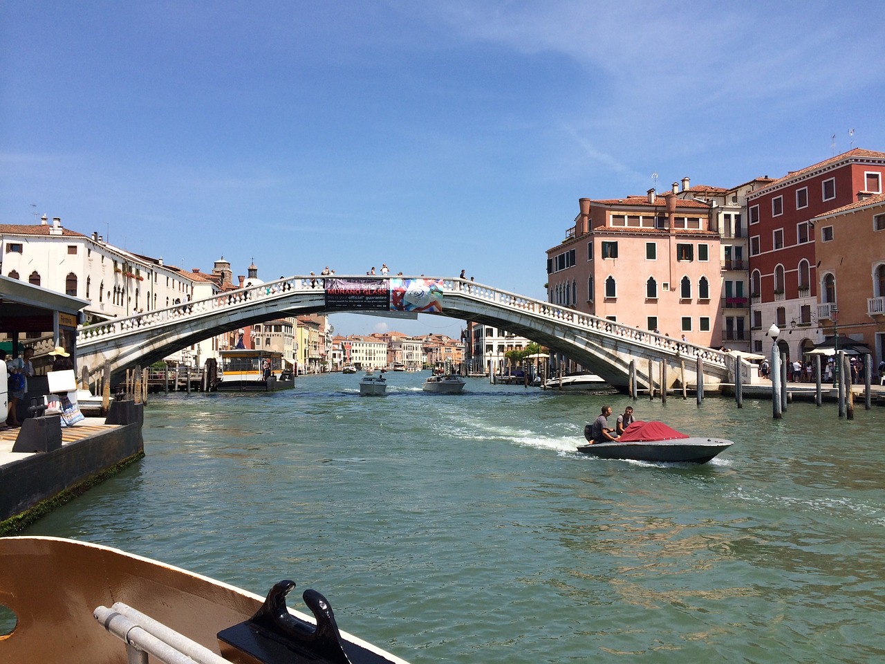 venice bridge channel free photo