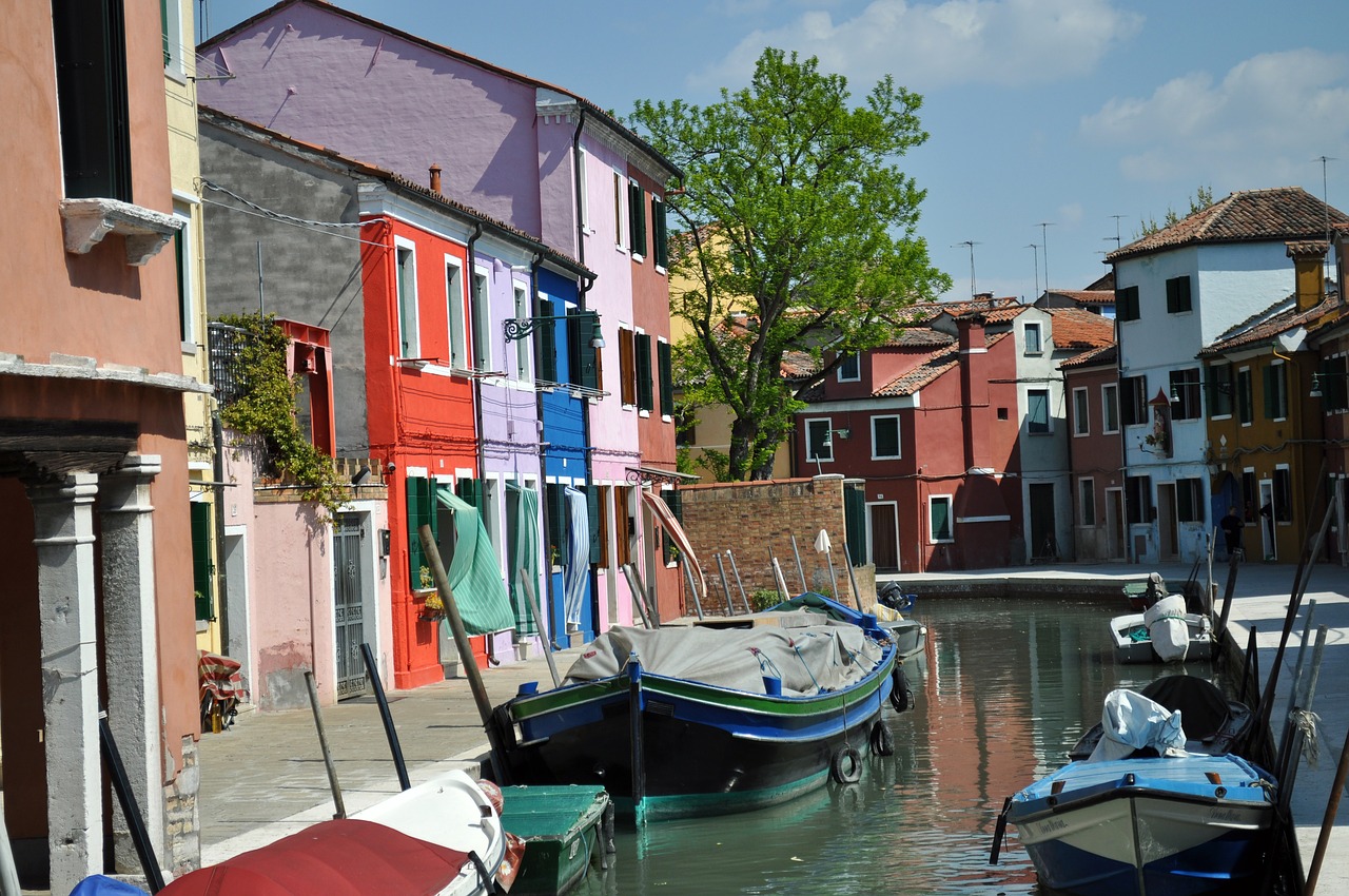 venice burano boat free photo