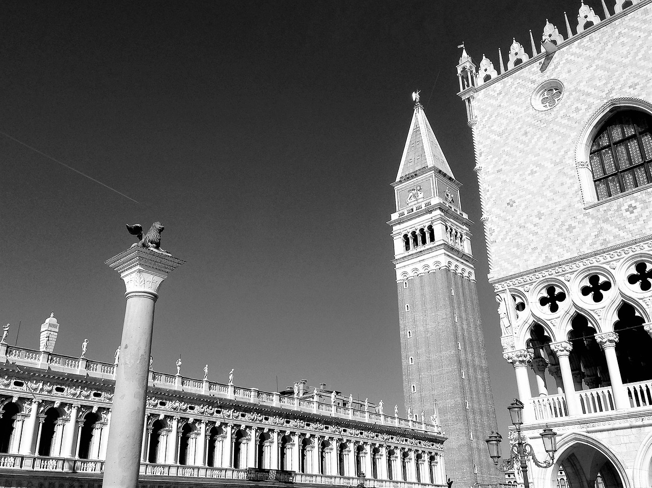 venice italy st mark's square free photo