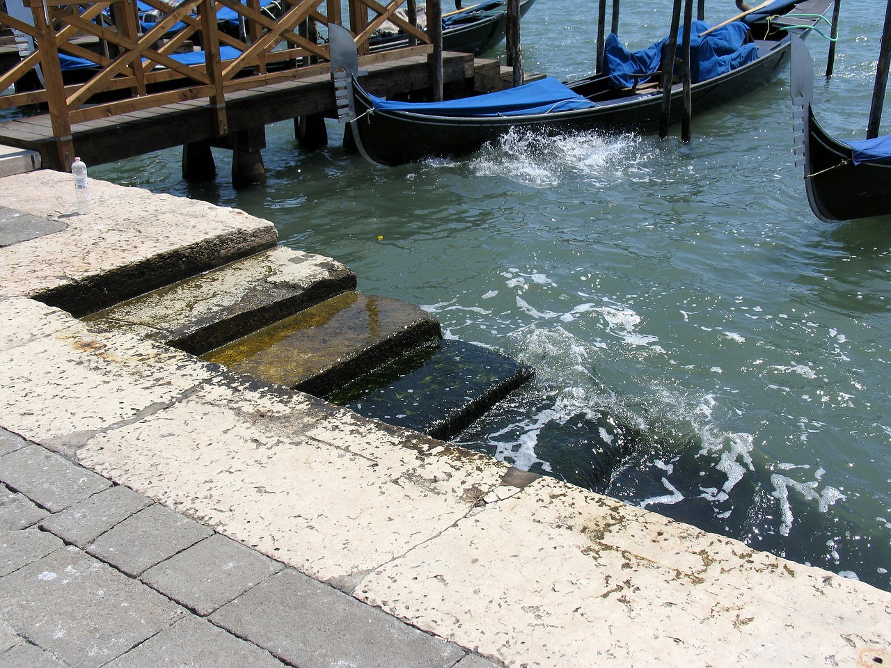 venice stair water free photo