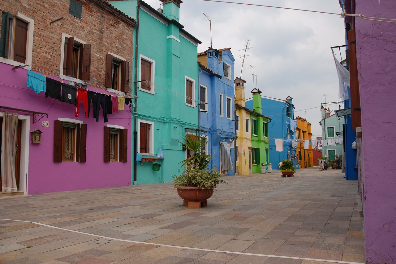 venice burano laguna free photo