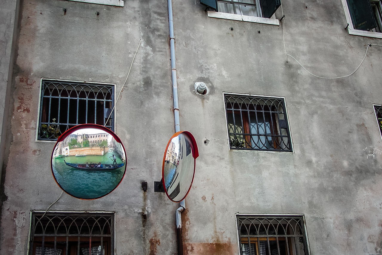 venice venezia mirror free photo