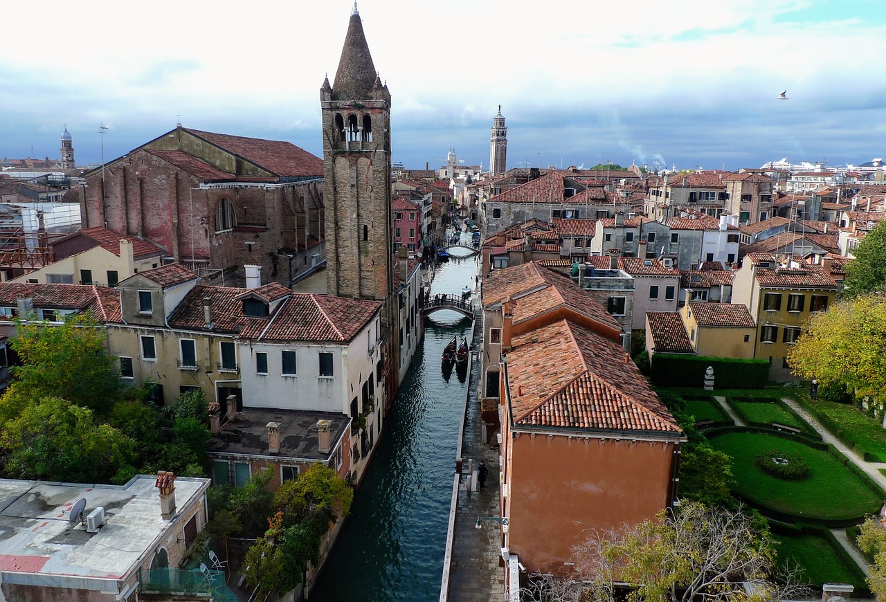 venice italy bell tower free photo