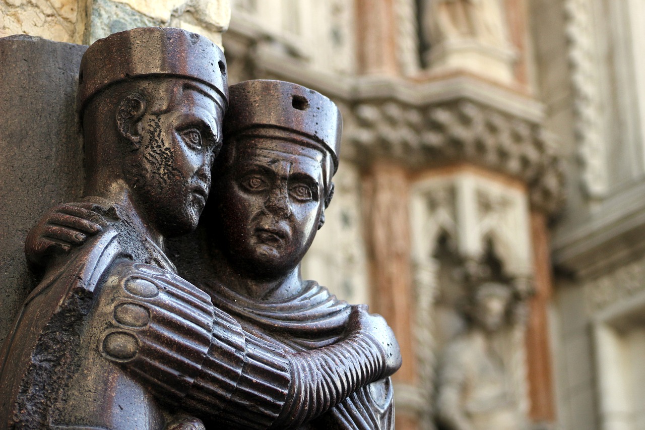 venice san marco statue free photo