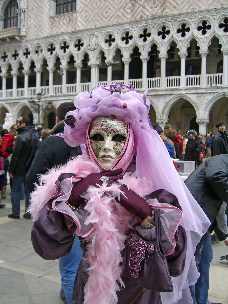 venice carnival masks free photo