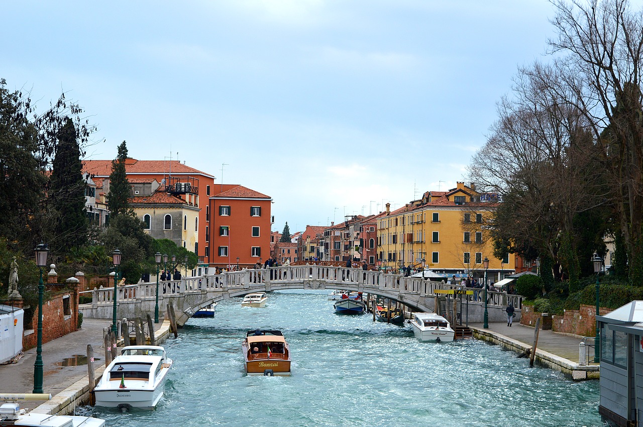 venice canal italy free photo