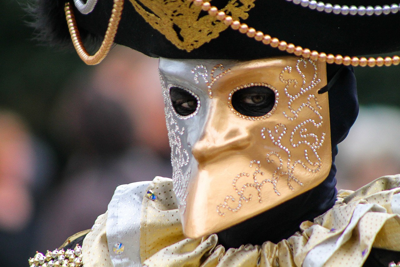 venice carnival mask free photo