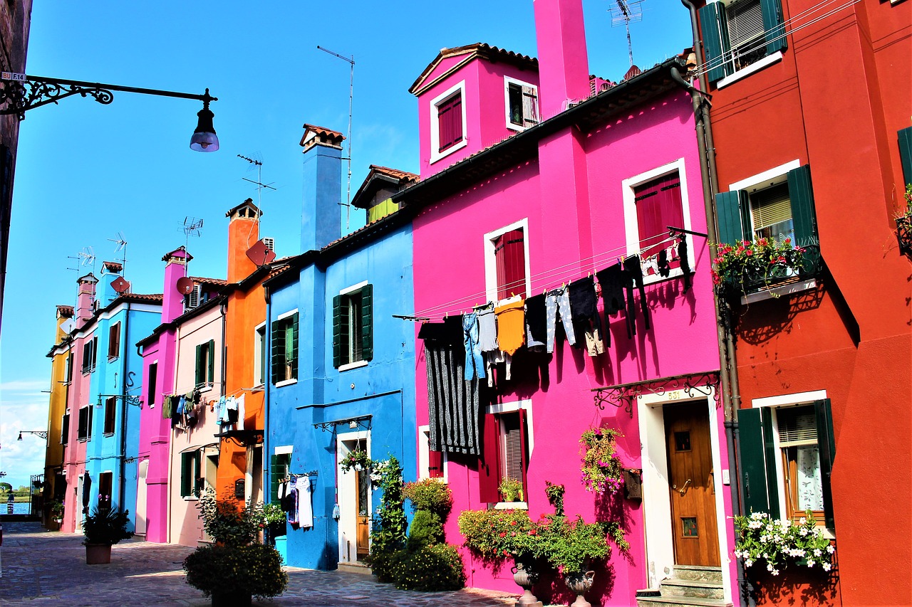 venice italy burano free photo