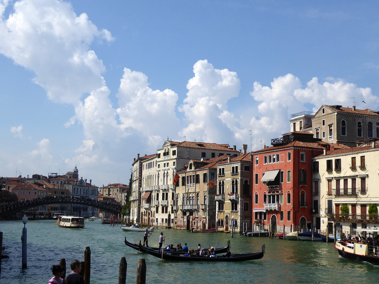 venice gondola canal grande free photo