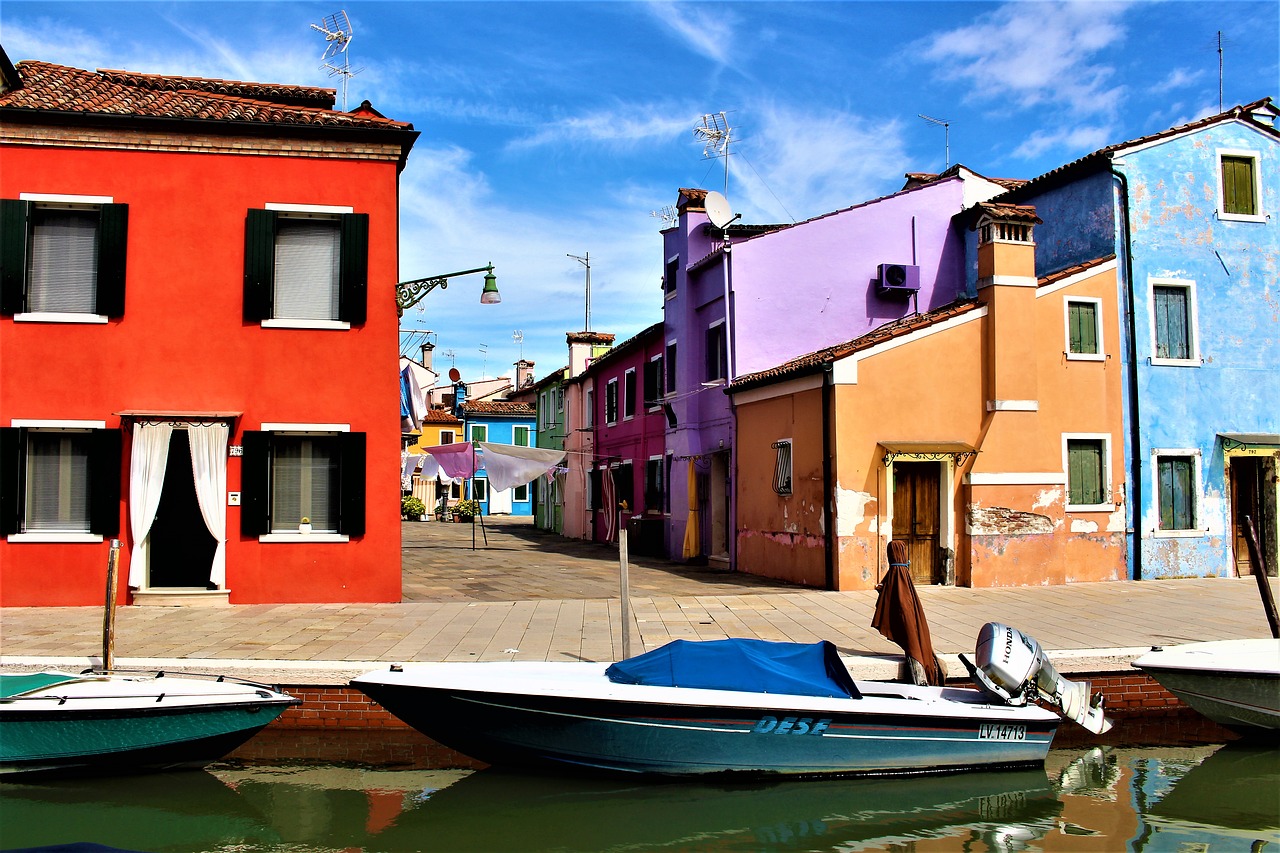 venice burano channel free photo