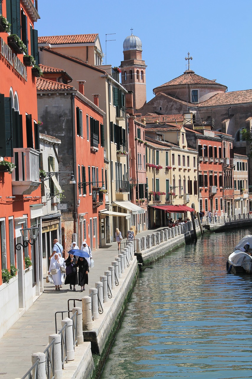 venice  houses  water free photo