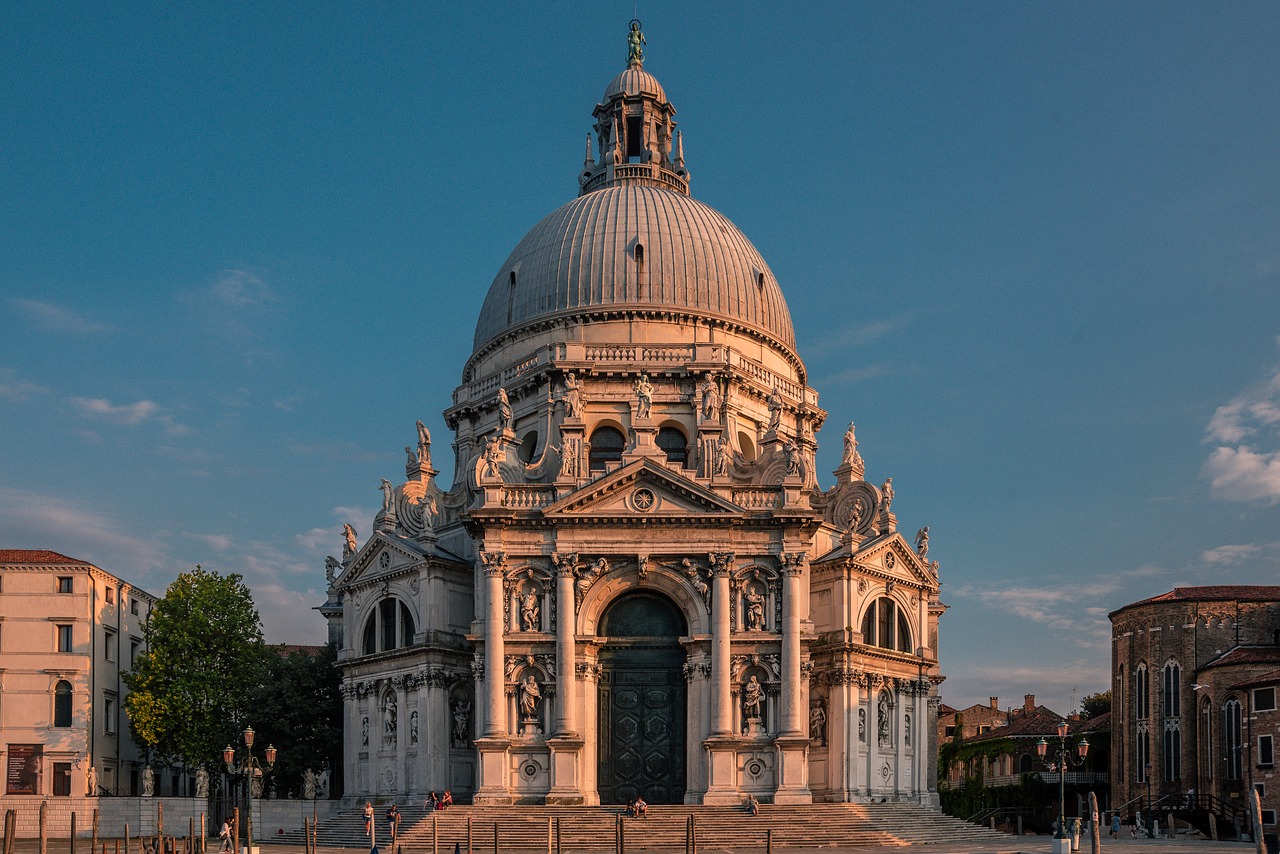 venice  church  abendstimmung free photo