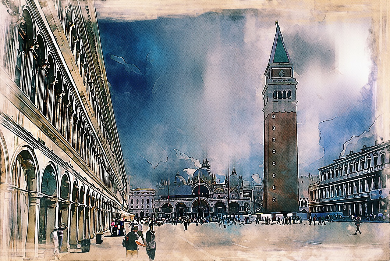 venice  piazza  st mark's free photo